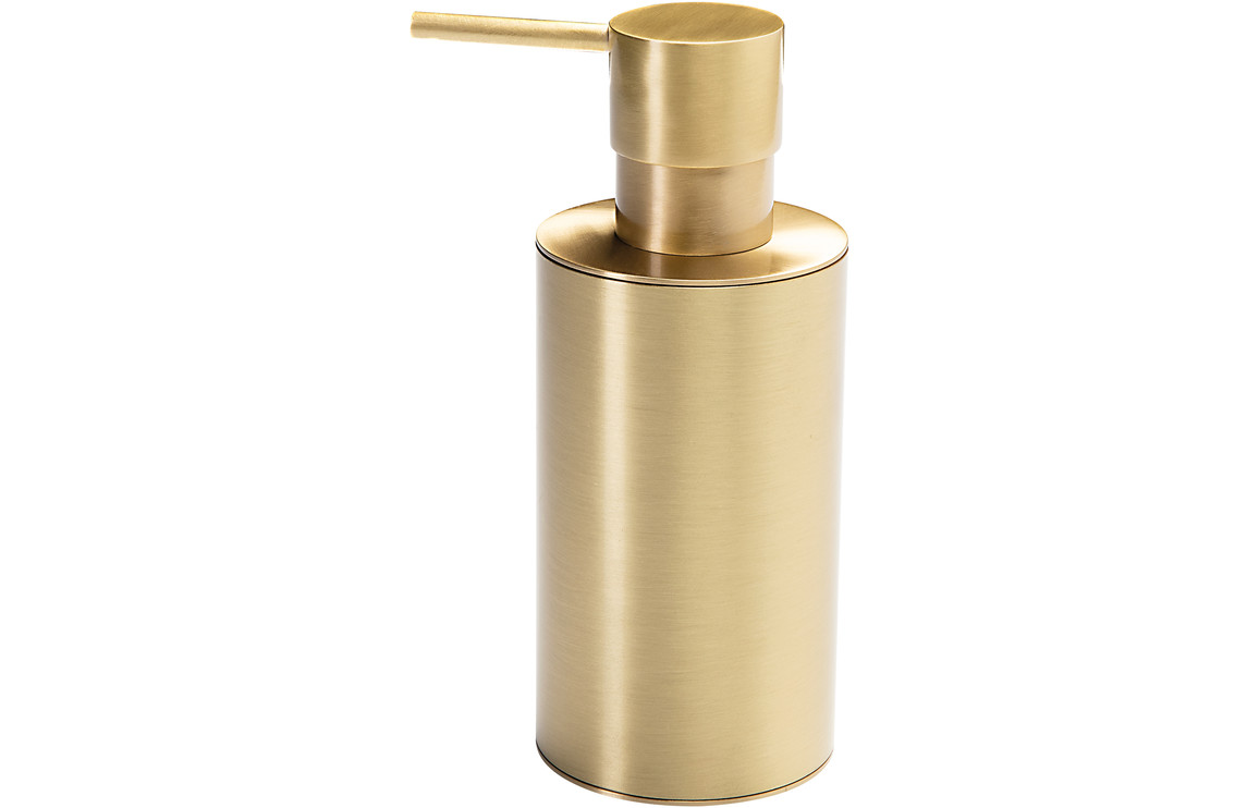 Garnet Wall Mounted Soap Dispenser - Brushed Brass