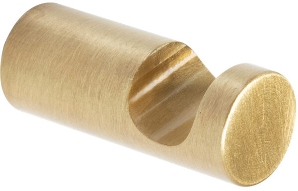 Garnet Robe Hook - Brushed Brass