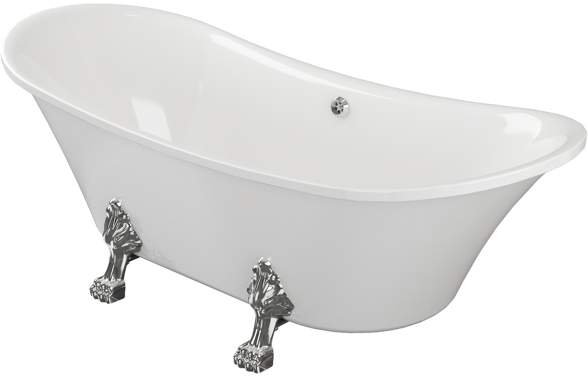 Ericht Freestanding 1760x710x775mm 0TH Bath w/Feet - Image 2