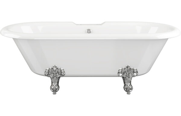 Catriona Freestanding 1690x740x620mm 2TH Bath w/Feet - White
