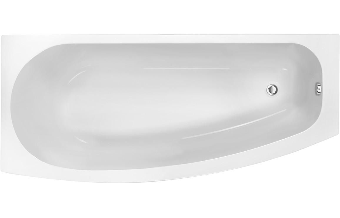 Tetra Space Saving 1700x740x560mm 0TH Bath w/Legs (LH)