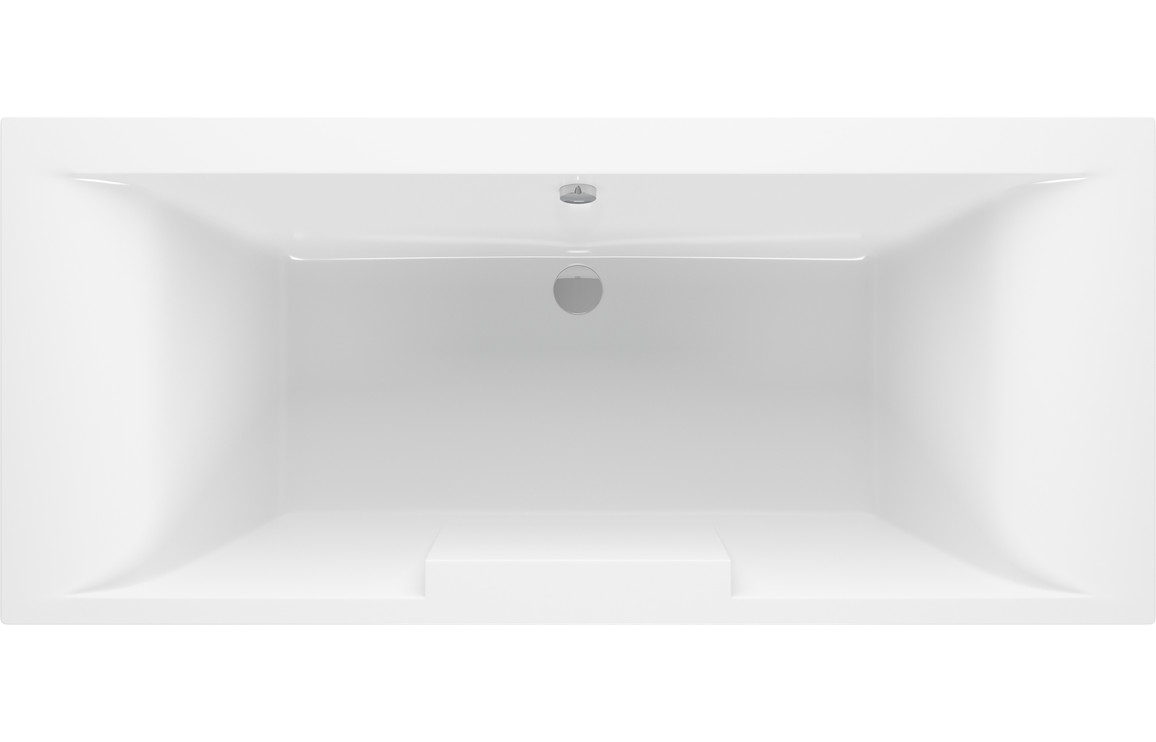 Lochy Deluxe Square Double End 1700x750x550mm 0TH Bath w/Legs