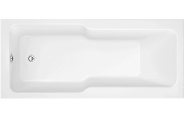 Clar Straight 1700x750x550mm 0TH "C" Shower Bath w/Legs