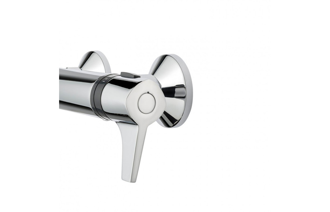 Triton Exe Lever Cool Touch Bar Mixer Shower - Chrome - Image 3