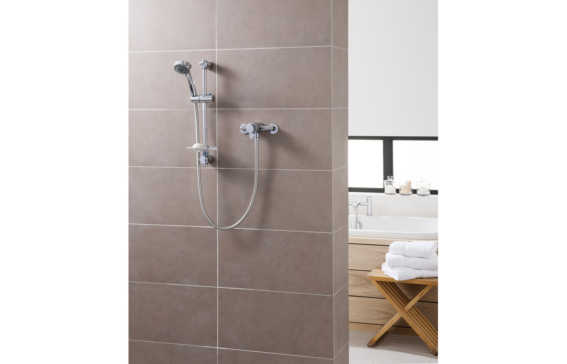 Triton Dene Concentric Thermostatic Mixer Shower - Chrome - Image 2