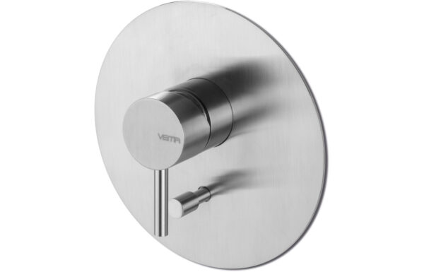 Vema Tiber Two Outlet Shower Mixer w/Diverter - St/Steel