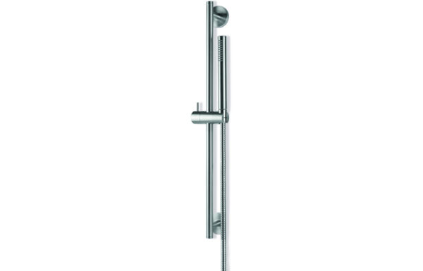 Vema Tiber Riser  Handset & Hose Set - St/Steel