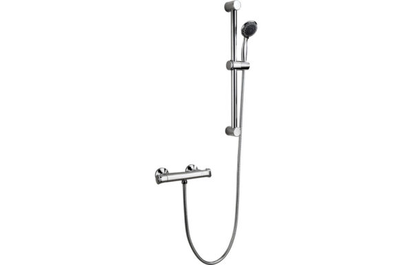 Vega Low Pressure Thermostatic Bar Mixer Shower - Chrome