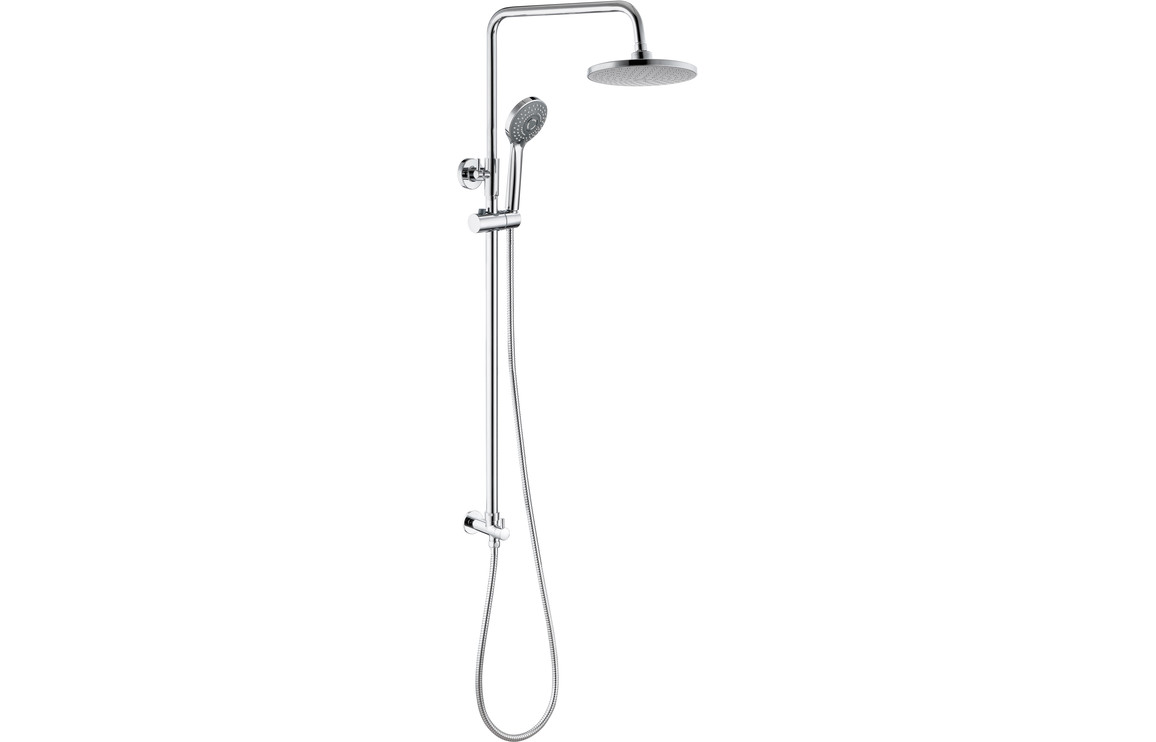 Aquila Round Shower Kit w/Overhead & Handset