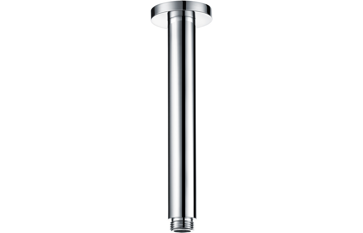 Aquila 180mm Round Ceiling Arm - Chrome
