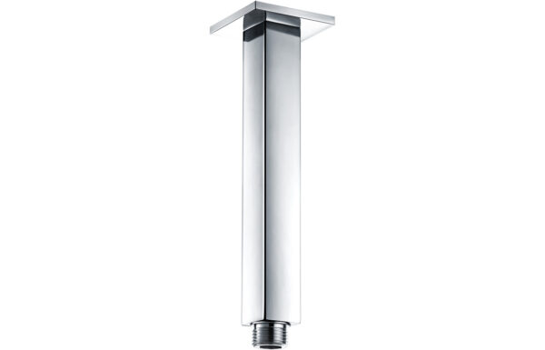 Sagittarius 180mm Square Ceiling Arm - Chrome