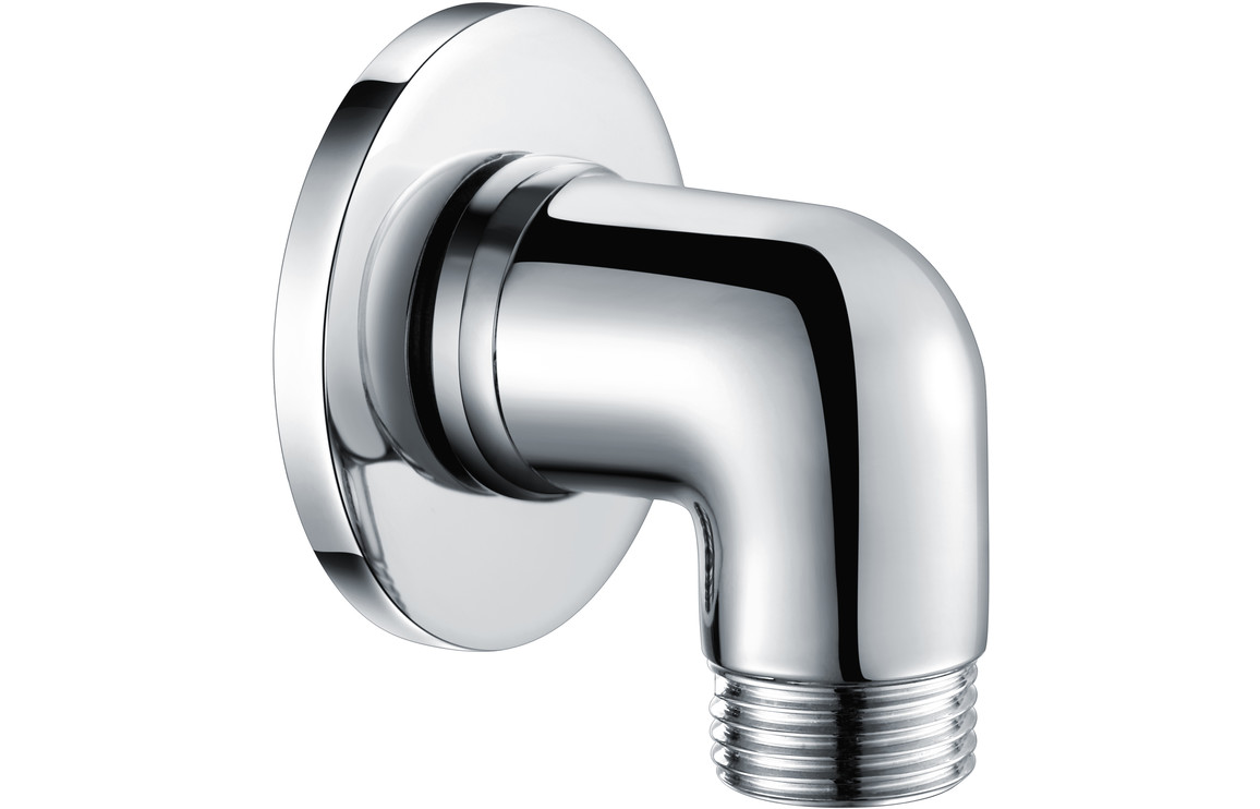 Atlas Traditional Wall Outlet Elbow - Chrome