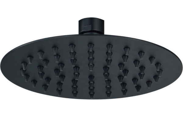 Aquila 200mm Round Ultraslim Showerhead - Matt Black
