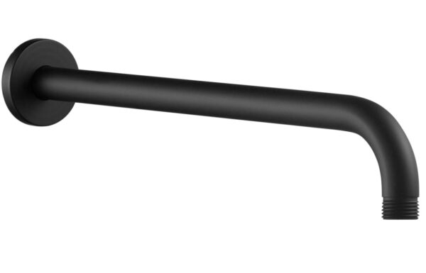Aquila 320mm Round Shower Arm - Matt Black