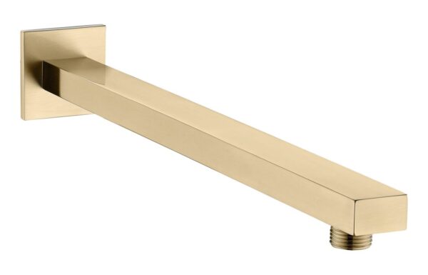 Sagittarius 350mm Square Shower Arm - Brushed Brass