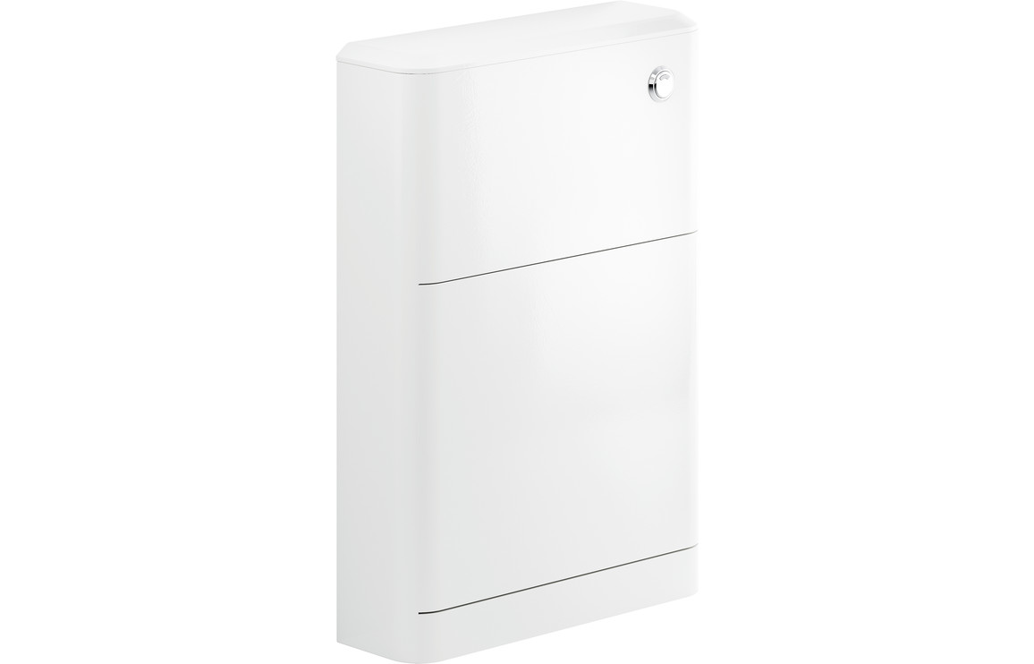 Dallas 550mm Floor Standing WC Unit - White Gloss