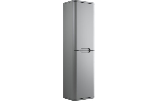 Dallas 350mm 2 Door Wall Hung Tall Unit - Matt Grey