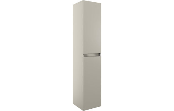 Florida 300mm 2 Door Wall Hung Tall Unit - Matt Latte