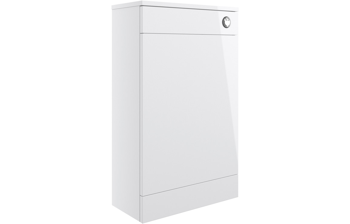 Iowa 510mm F/S Furniture Pack - White Gloss w/Chrome Finishes - Image 4