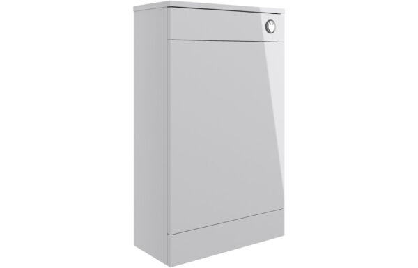 Iowa 500mm Floor Standing WC Unit - Grey Gloss