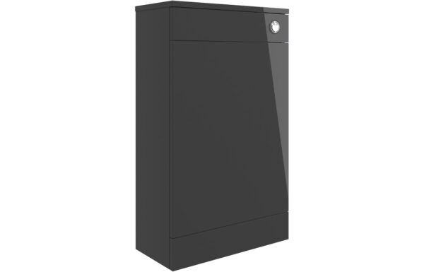 Iowa 500mm Floor Standing WC Unit - Anthracite Gloss