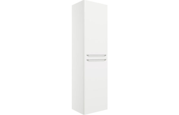 San Diego 454mm Wall Hung 2 Door Tall Unit - White Gloss