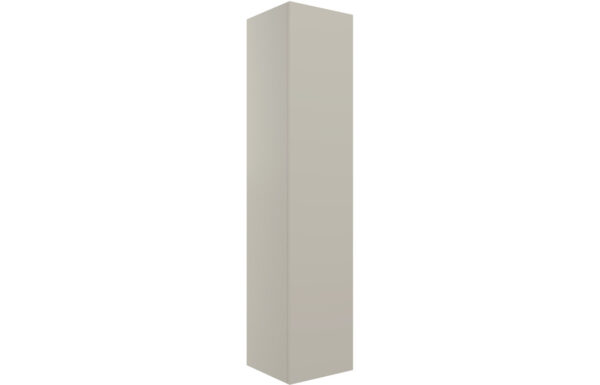 Oregon 350mm Wall Hung 1 Door Tall Unit - Matt Latte