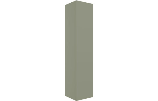 Oregon 350mm Wall Hung 1 Door Tall Unit - Matt Olive Green