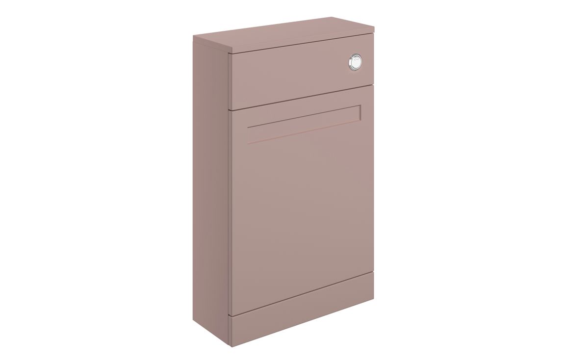 Maine 500mm Floor Standing WC Unit - Matt Peony