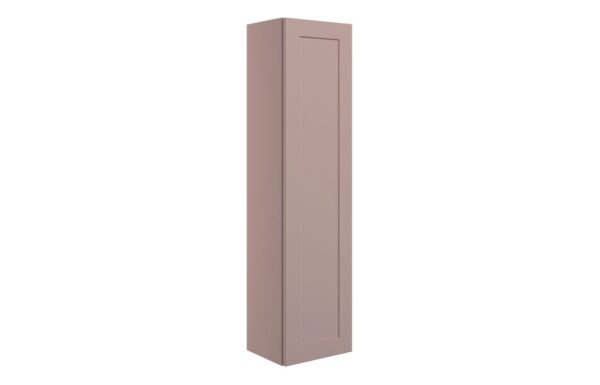 Maine 300mm Wall Hung 1 Door Tall Unit - Matt Peony