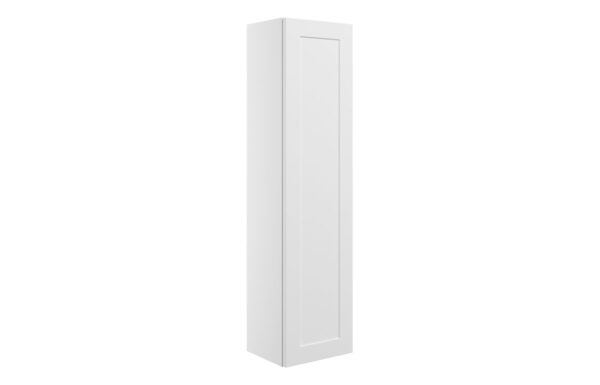 Maine 300mm Wall Hung 1 Door Tall Unit - Matt White