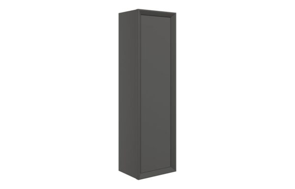 Utah 345mm Wall Hung 1 Door Tall Unit - Matt Clay