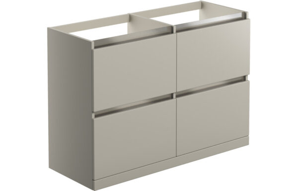 Florida 1200mm Floor Standing Basin Unit Run (No Top) - Matt Latte