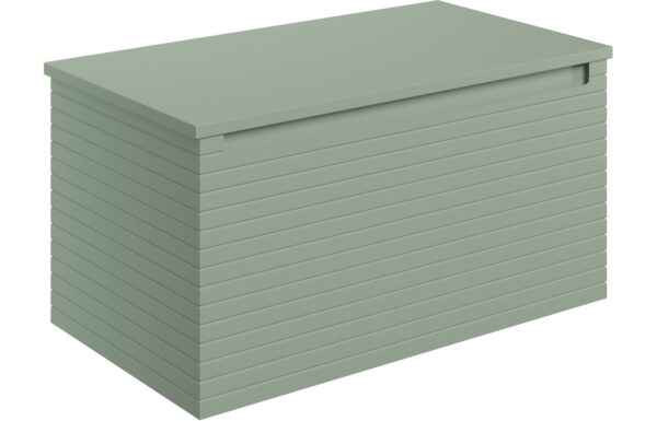 Wyoming 810mm Wall Hung 1 Drawer Basin Unit & Worktop - Matt Willow Green