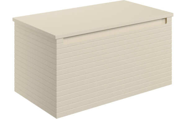 Wyoming 810mm Wall Hung 1 Drawer Basin Unit & Worktop - Matt Cotton