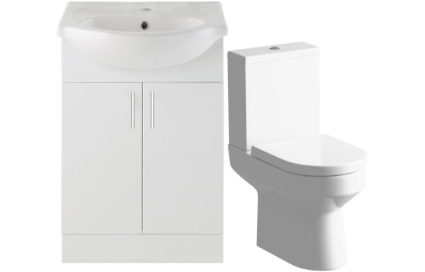 Austin 550mm Vanity & C/C Toilet Pack