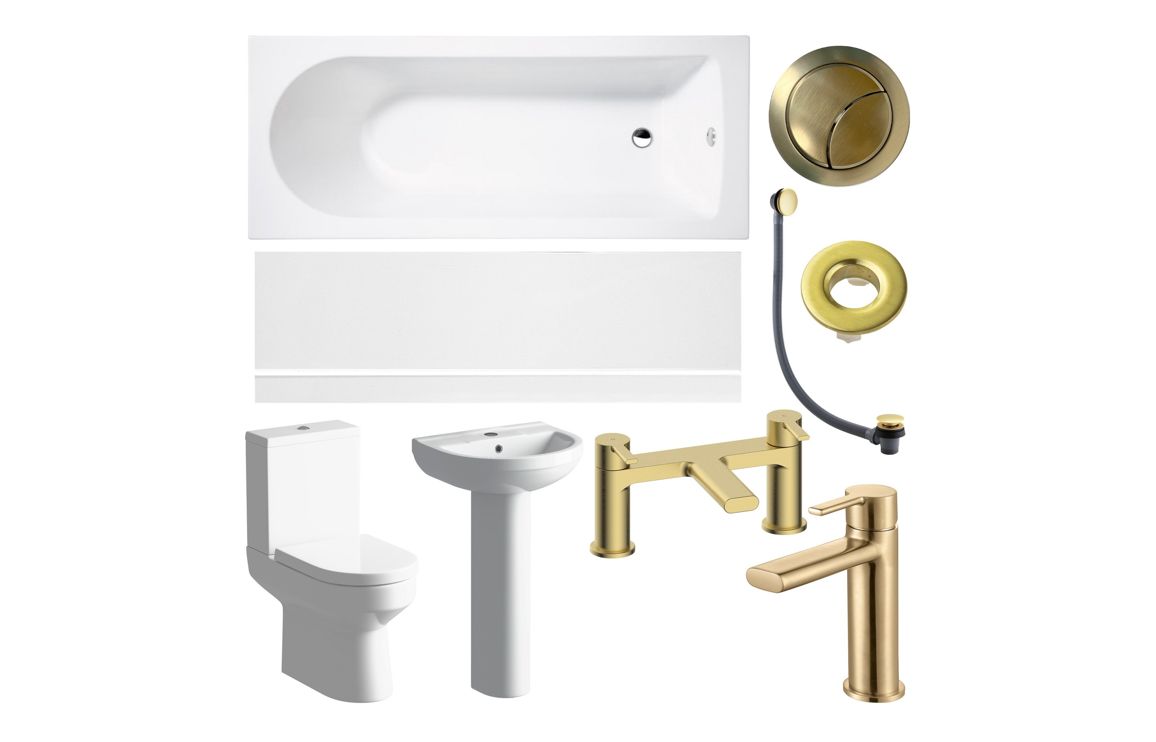 Nevis Full Suite & Bath w/Brushed Brass Finishes - Image 2