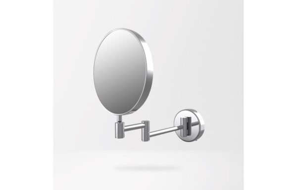 Scone Round Cosmetic Mirror - Chrome