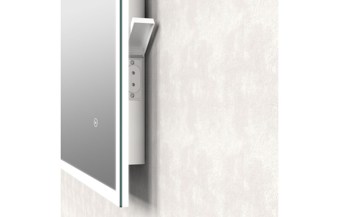 Roslin 600x800mm Rectangle Edge-Lit LED Mirror - Image 2