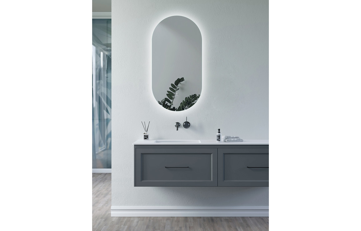 Rhu 400mm Oblong Back-Lit LED Mirror - Image 3