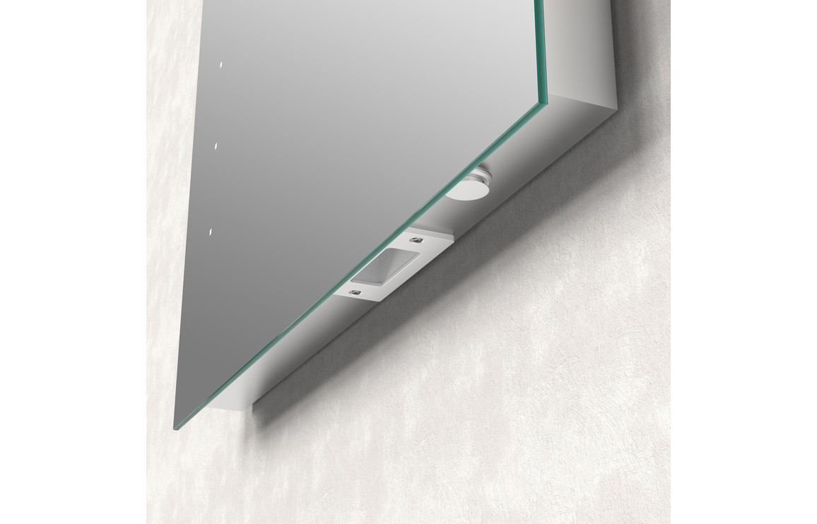 Cowie 500x700mm Rectangle Battery-Operated LED Mirror - Image 2