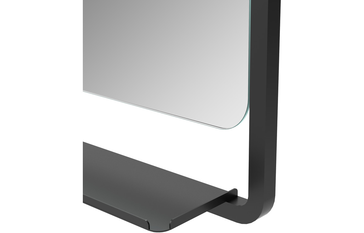 Nairn 500mm Rectangle Mirror w/Shelf - Image 2