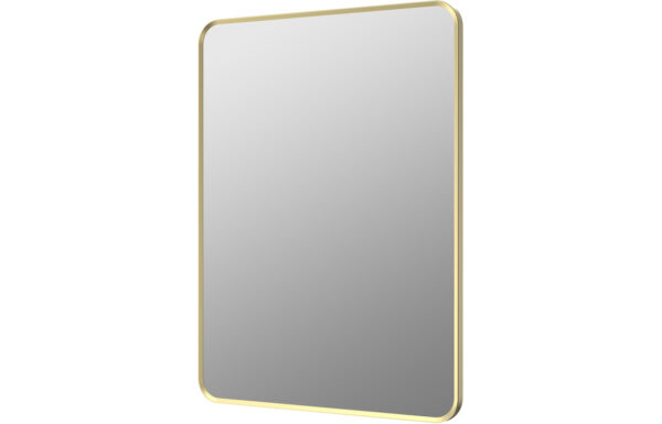 Dyce 600x800mm Rectangle Mirror - Brushed Brass