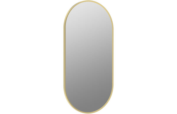 Dyce 800x400mm Oblong Mirror - Brushed Brass
