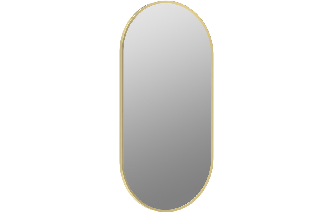 Dyce 800x400mm Oblong Mirror - Brushed Brass