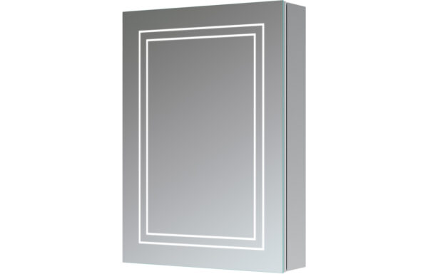 Alva 500mm 1 Door Front-Lit LED Mirror Cabinet