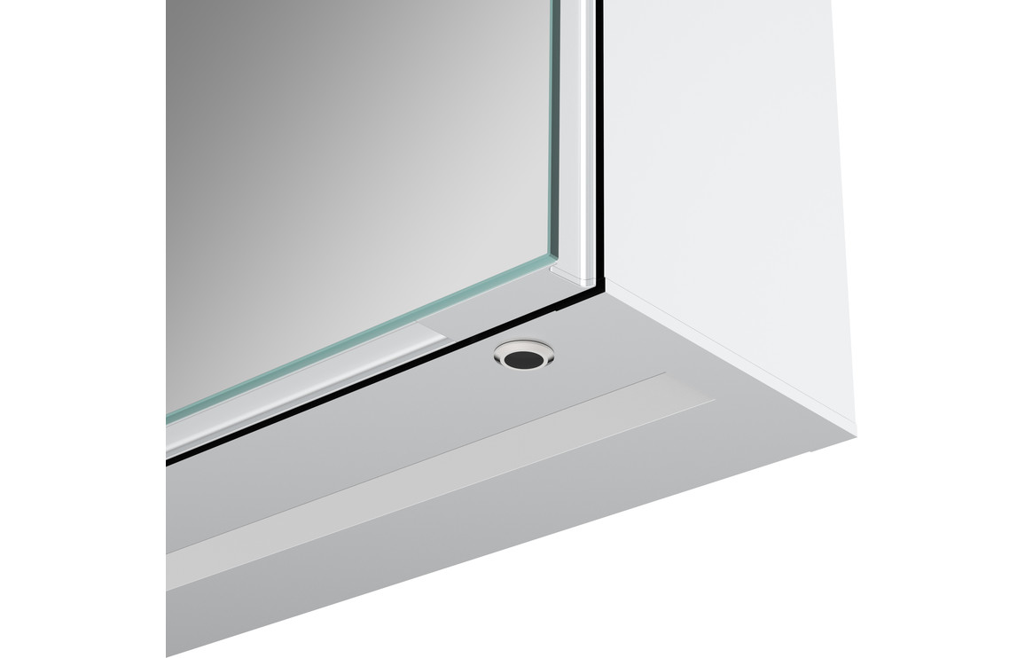 Alva 600mm 2 Door Front-Lit LED Mirror Cabinet - Image 2