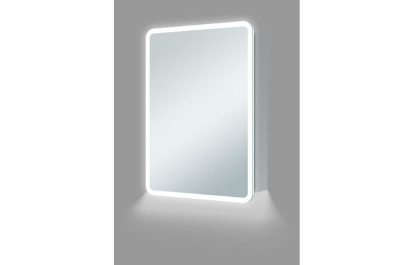 Dunning 500mm 1 Door LED Mirrored Cabinet