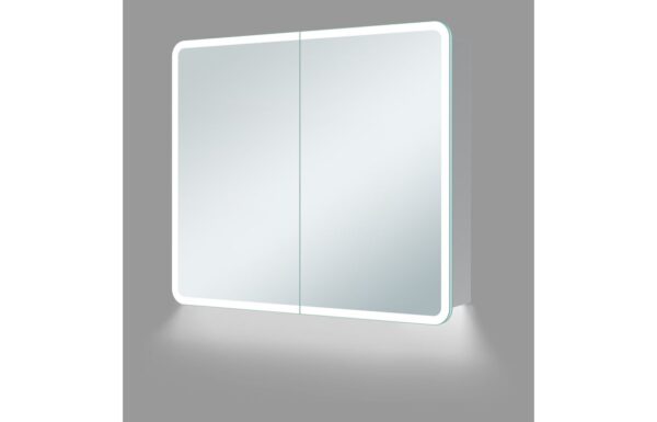 Dunning 600mm 2 Door LED Mirrored Cabinet