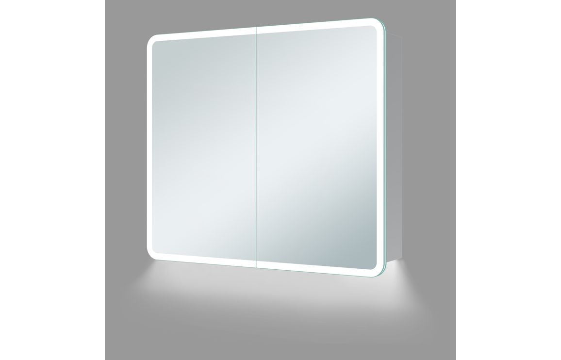 Dunning 600mm 2 Door LED Mirrored Cabinet